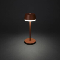 Konstsmide 7830-960 Lyon USB-LED-Tischleuchte terracotta 7