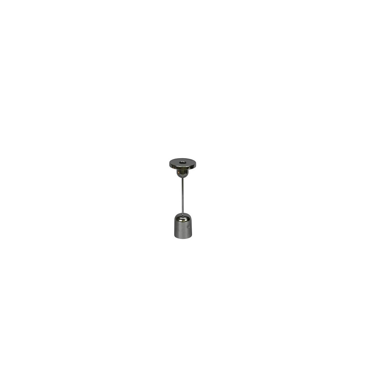 Konstsmide 7832-000 Cassis USB-LED-Kerzenleuchte silber
