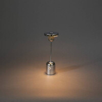 Konstsmide 7832-000 Cassis USB-LED-Kerzenleuchte silber 2