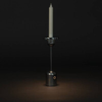 Konstsmide 7832-000 Cassis USB-LED-Kerzenleuchte silber 5