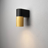 Konstsmide 7666-758 Temi Wandleuchte ab schwarz/gold 2