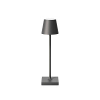 Akku-Tischleuchte Nuindie pocket 210mm graphitgrau rund 3