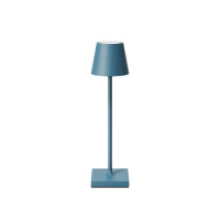 Akku-Tischleuchte Nuindie pocket 210mm delfinblau rund 3