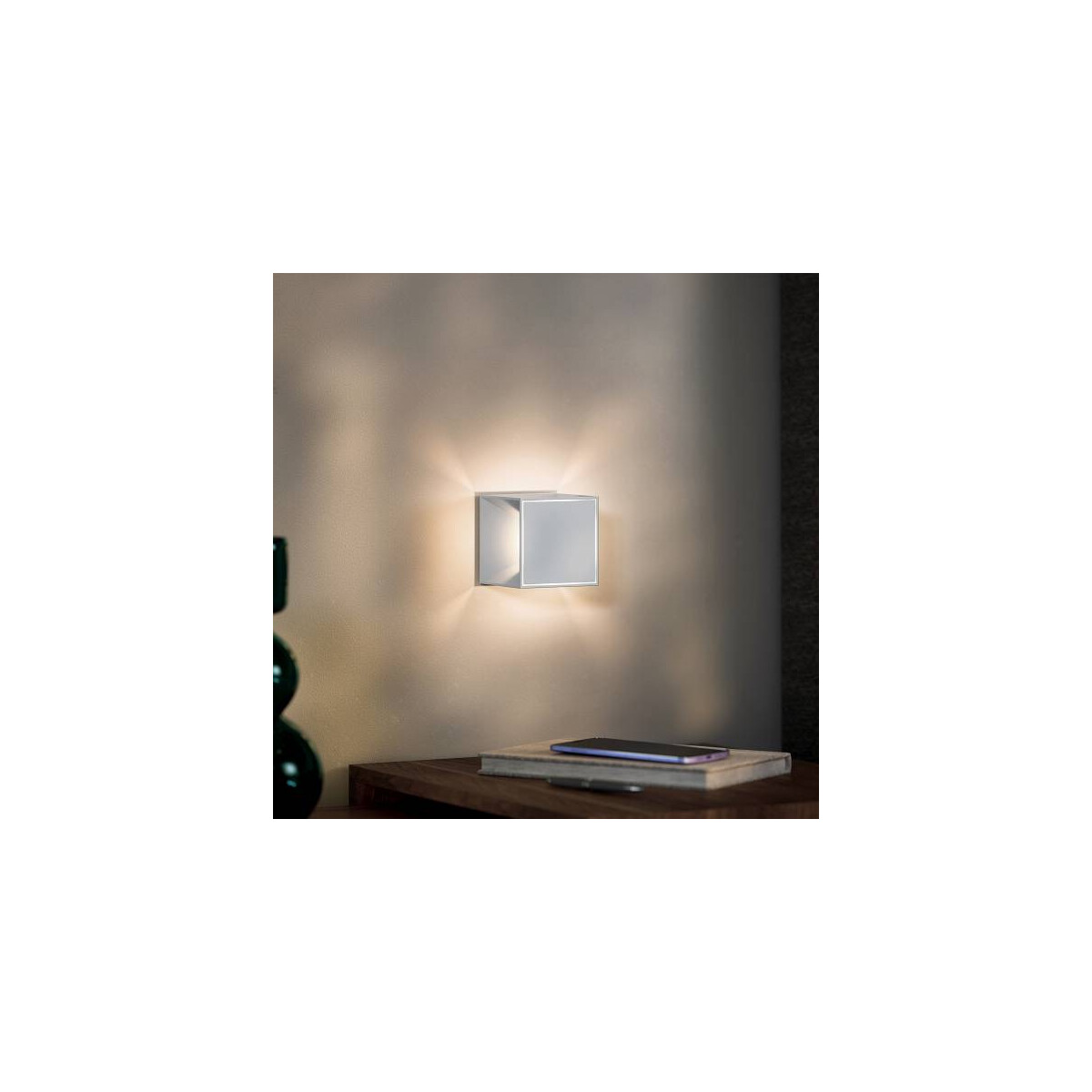 Akku Tischleuchte Nutalis MINI 2,2W Flex-Mood IP54 nebelgrau