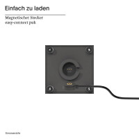 Akku-Tischleuchte 4519101 Nutalis mini graphitgrau 5