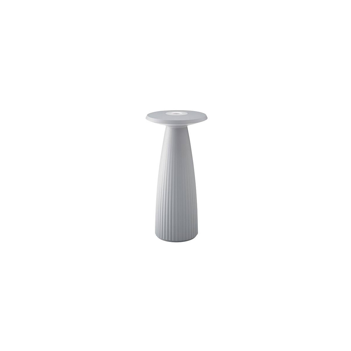 Sigor LED Akku-Tischleuchte Nuflair nebelgrau IP54 dimmbar