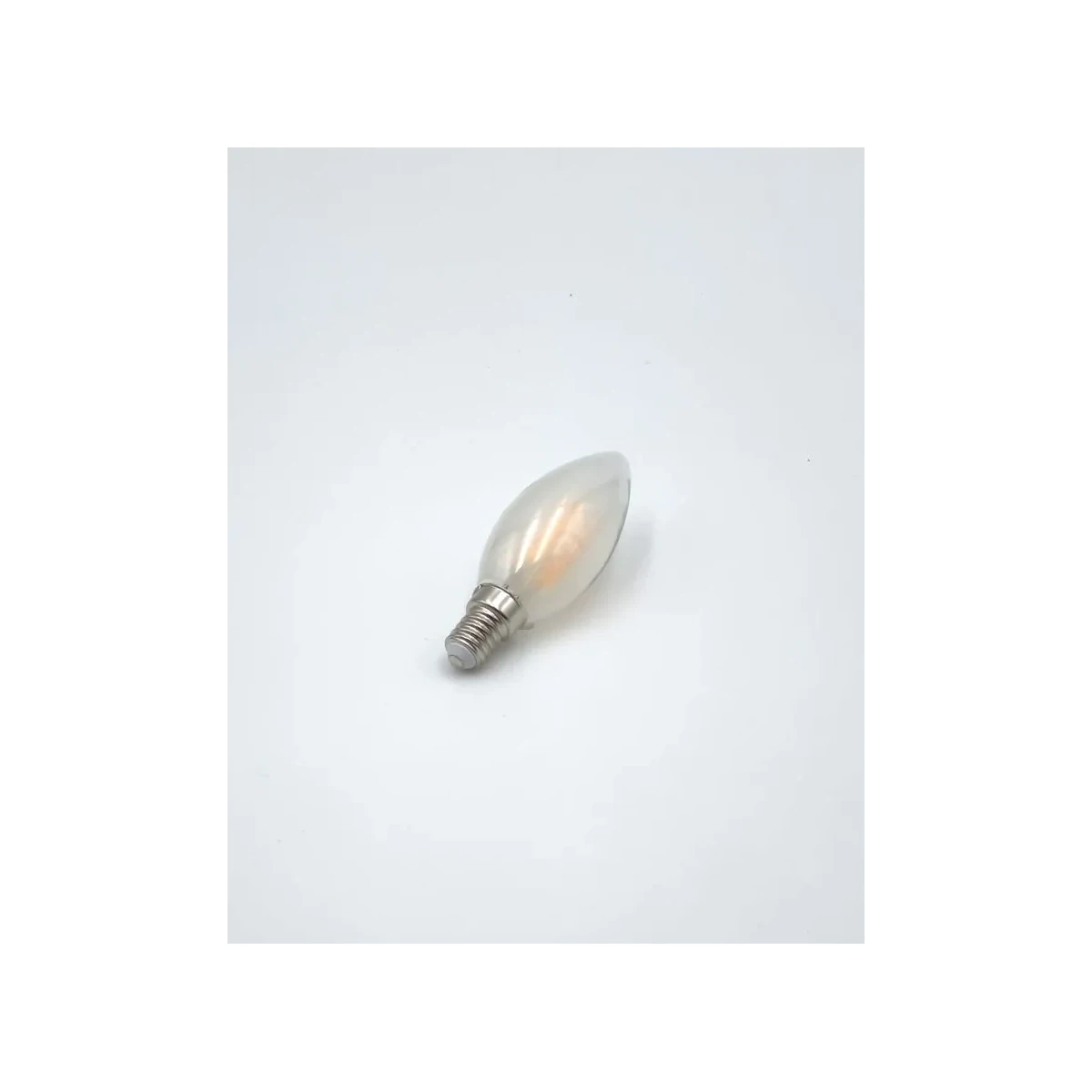 4028085613294 - LED Filament Lampe Kerzen-Form E14 45W matt dimmbar 2700K warmweiß