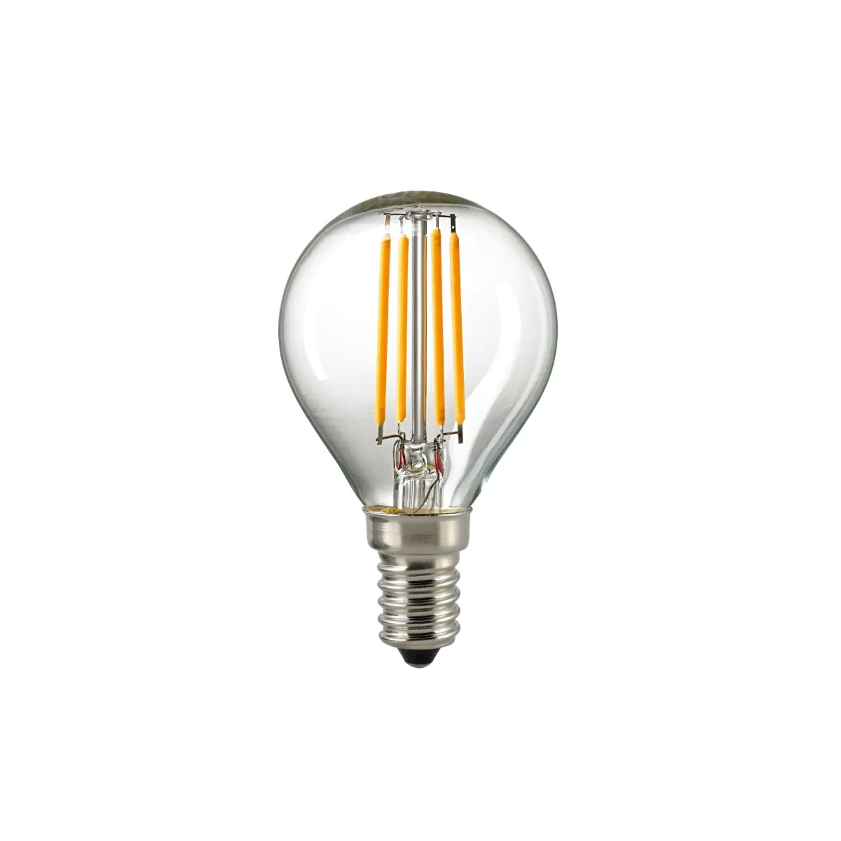 4028085613447 - LED Filament Lampe Tropfen 45W klar dimmbar 2700K warmweiß
