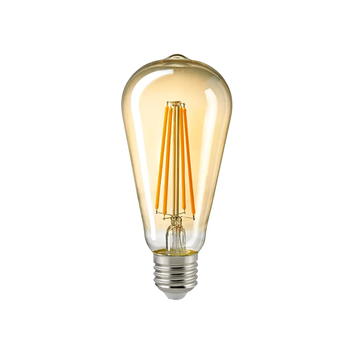 E27 4,5W LED-Filament Rustika Gold 2500K warmweiß dimmbar Retro Edison