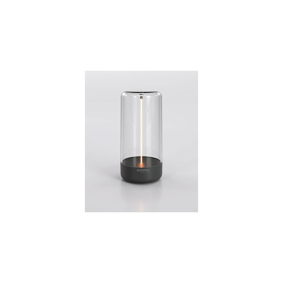 Sompex PULSE - Akku-Tischleuchte; 7x14.5 cm (ØxH); anthrazit
