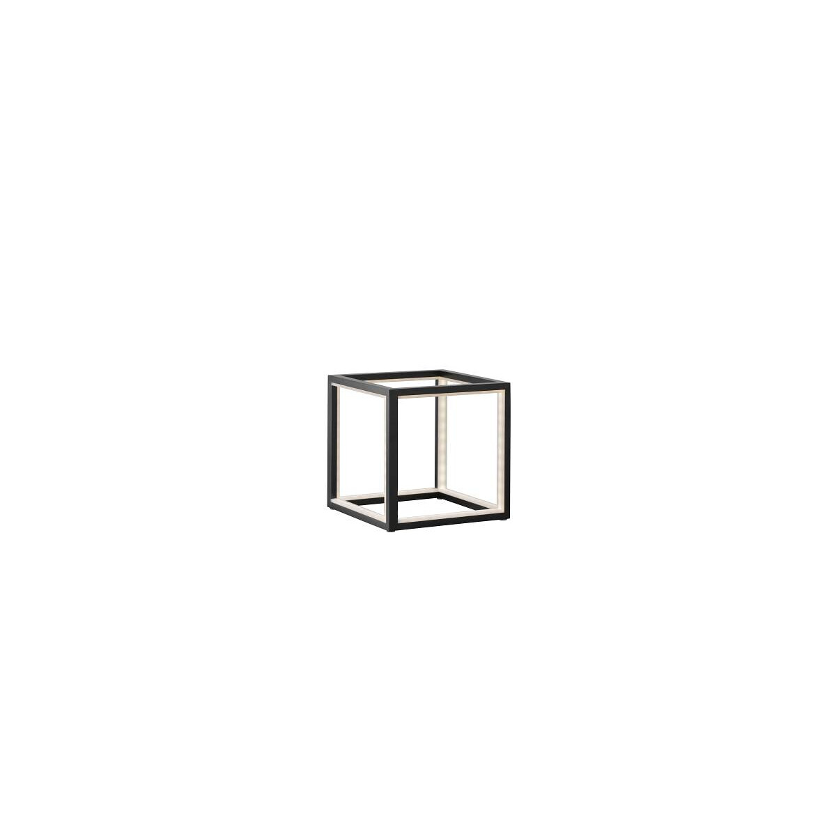 Sompex DELUX 20x20x20 cm schwarz - Tischleuchte