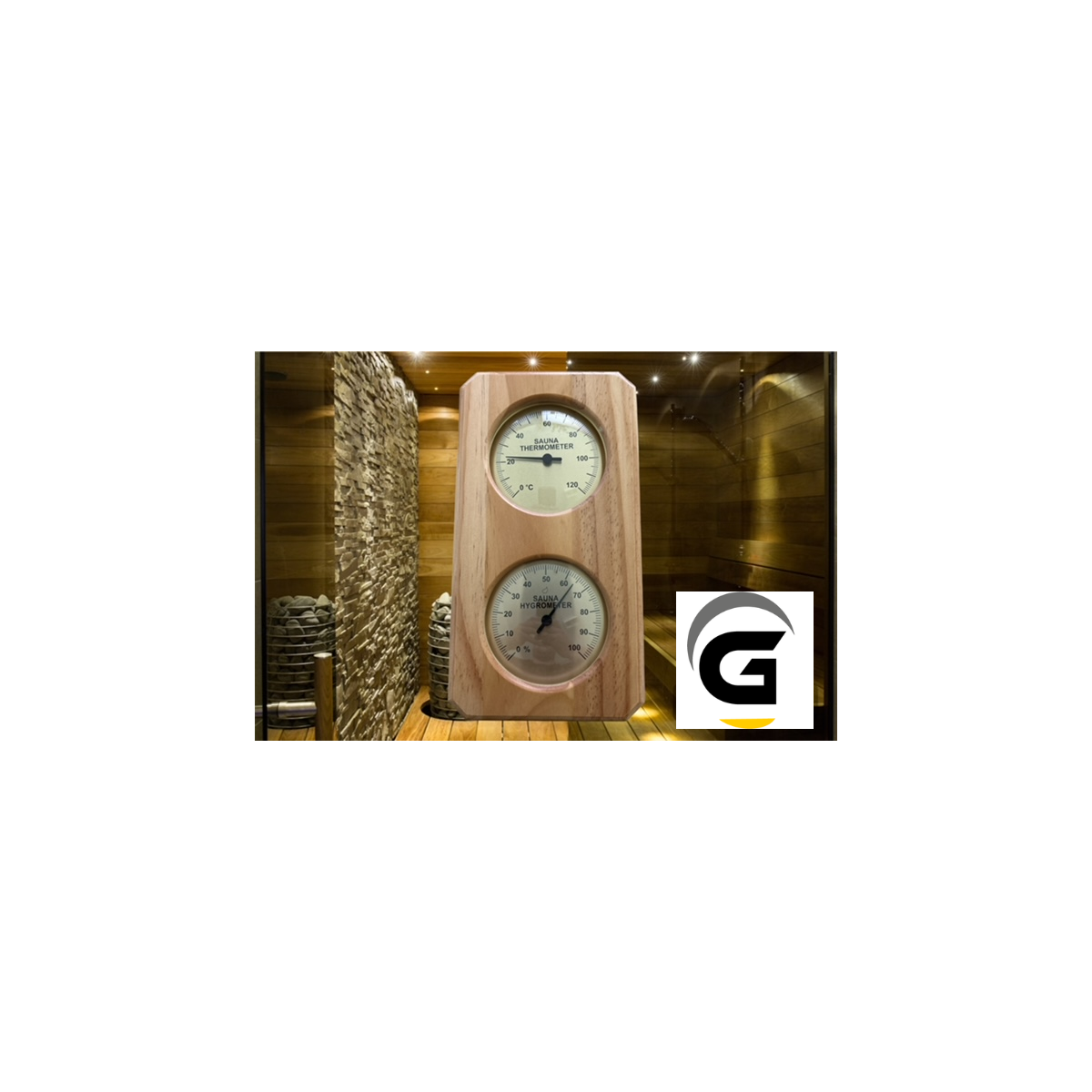 Sauna Thermometer und Hydrometer in einem