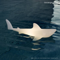 Akkuleuchte Bobb the Shark weiss Poolleu gallery