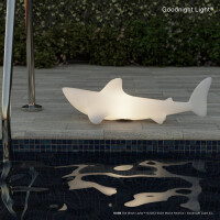 Akkuleuchte Bobb the Shark weiss Poolleuchte 2