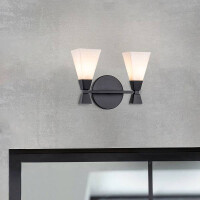 Elstead Bowtie 2 Wandleuchte schwarz BOWTIE-2-MB 5