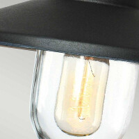 Elstead Klampenborg 1 Licht Wandlaterne KLAMPENBORG-BK 4