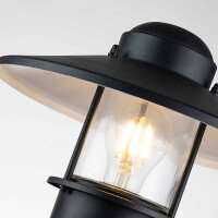 Klampenborg 1 Lichtsockel mit PIR schwarz 2