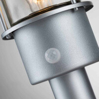 Klampenborg 1 Lichtsockel mit PIR silber 3