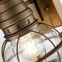 Kleine Bridgepoint-Wandlaterne mit 1 Licht KL-BRIDGEPOINT-S-