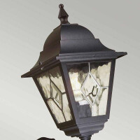 Elstead Norfolk 1 beleuchtete Wandlaterne mit PIR NR1-PIR-BL