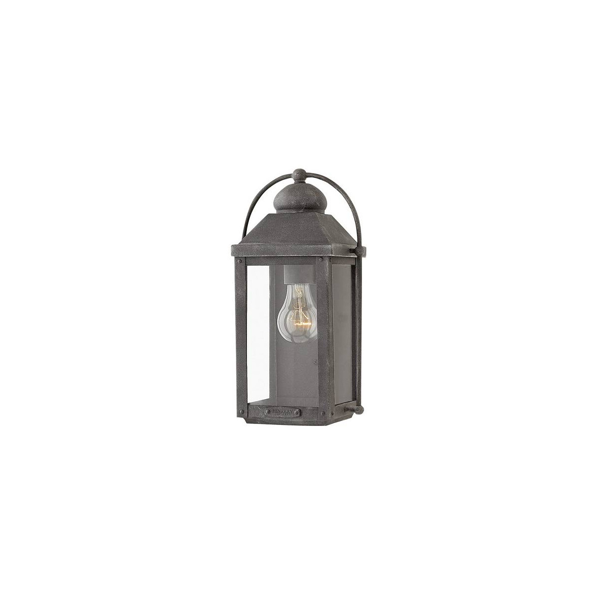 5024005664116 - Elstead Lighting QN-ANCHORAGE-S QUINTIESSE Wandleuchte Anchorage E27 60W IP44 Aluminium Altzink  L153cm H335cm B177cm dimmbar