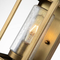 Kleine Atwater-Wandlaterne mit 1 Licht, Messing 2