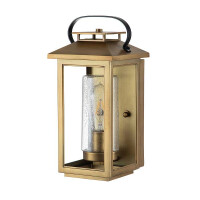 Kleine Atwater-Wandlaterne mit 1 Licht, Messing 5