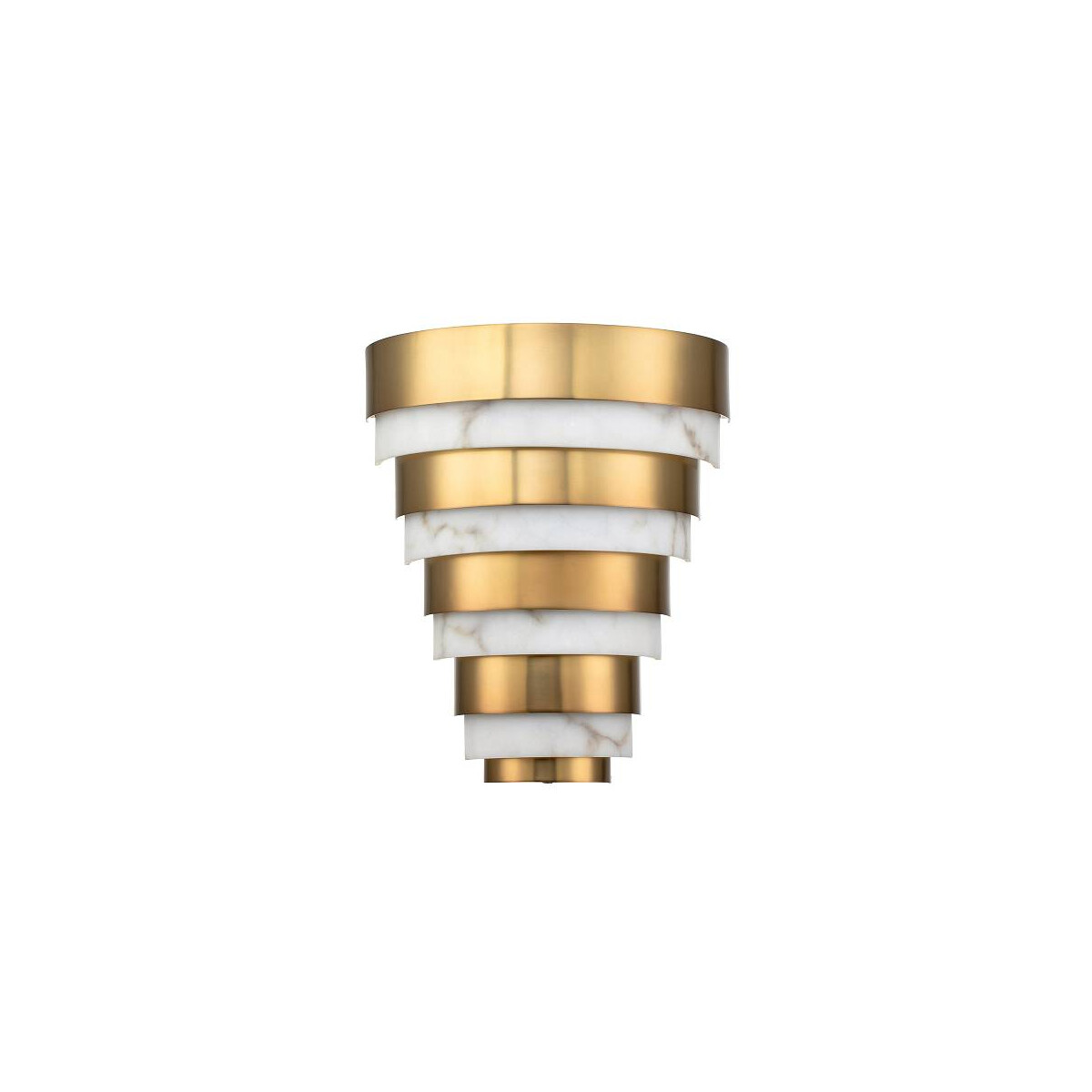Echelon Wandleuchte Heritage messing Alabaster LED 12W dimmabr 3000K warmweiß Hinkley