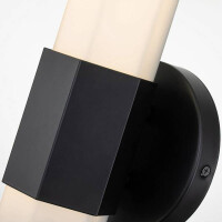 Facet Einzel-LED-Wandleuchte – Schwarz 2