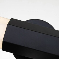Facet Dual-LED-Wandleuchte – Schwarz 2
