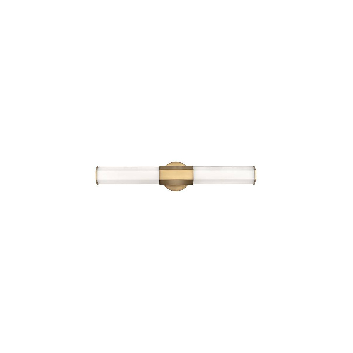 Facet Dual-LED-Wandleuchte – Messing
