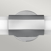 Facet Dual-LED-Wandleuchte – Poliertes Chrom 2