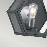 Heath 1 Light Medium Wandlaterne – Schwarz 3