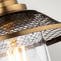 Rigby 1-flammige Wandleuchte – Antik-Nickel 4