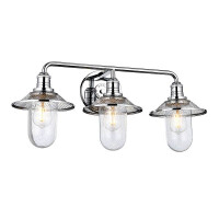 Rigby 3-flammige Wandleuchte &ndash; Poliertes Chrom