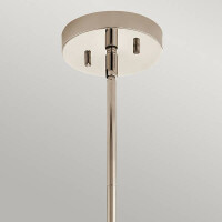 Triocent 1-Licht-Pendelleuchte/Semi-Flush-Nickel 2