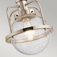 Triocent 1-Licht-Pendelleuchte/Semi-Flush-Nickel 4