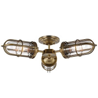 Urban Restoration 3 Light Semi Flush