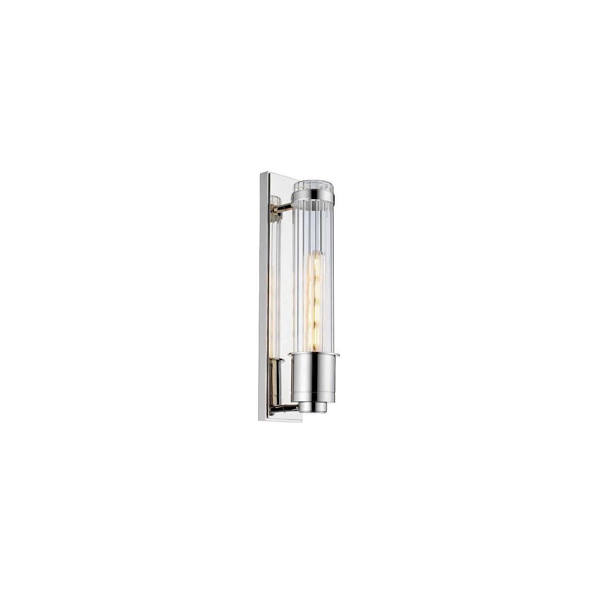 Wandleuchte Wellington mit 1 Licht – Poliertes Chrom