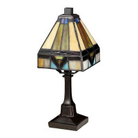 Holmes Tiffany Mini-Tischlampe mit 1 Licht 2