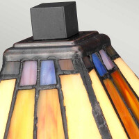 Holmes Tiffany Mini-Tischlampe mit 1 Licht 4