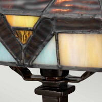 Holmes Tiffany Mini-Tischlampe mit 1 Licht 5