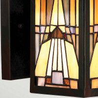 Kleine Außenwandlaterne Inglenook mit 1 Licht 3
