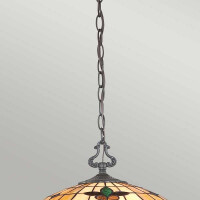 Kami Tiffany 3-Licht-Pendelleuchte mit 3 Lichtern 3
