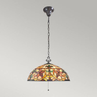 Kami Tiffany 3-Licht-Pendelleuchte mit 3 Lichtern 5