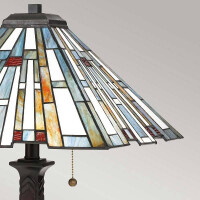 Maybeck Tiffany 2-flammige Tischlampe 4