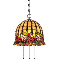 Rosecliffe 3-flammige Tiffany Pendelleuchte
