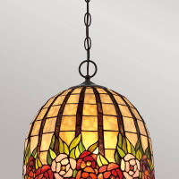 Rosecliffe 3-flammige Tiffany Pendelleuchte 2