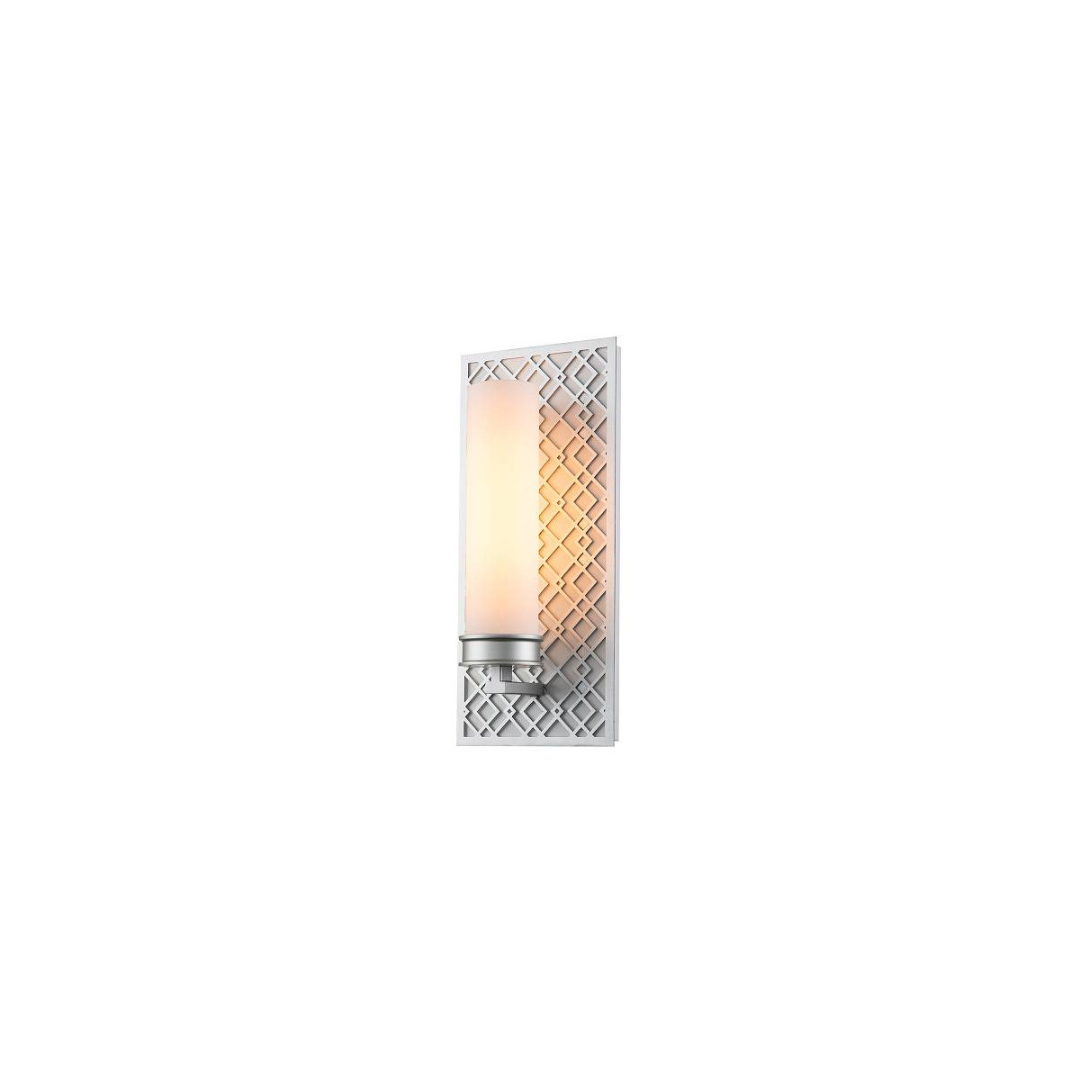 Ziggy 1lt Wandleuchte – Lackiertes Silber