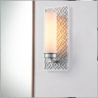 Elstead Ziggy 1lt Wandleuchte – Lackiertes Silber ZIGG